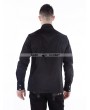 Pentagramme Black Gothic Punk Long Sleeves Blouse for Men