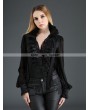 Pentagramme Black Palace Style Chiffon Blouse for Women