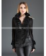 Pentagramme Black Palace Style Chiffon Blouse for Women