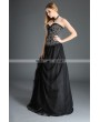 Pentagramme Black Organza Gothic Long Skirt