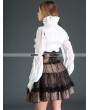 Pentagramme Coffee Stripe Steampunk High-Waist Short Skirt