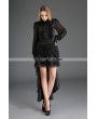 Pentagramme Black Gothic Irregular Lace Tailed Skirt