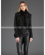 Pentagramme Black Vintage Gothic Dovetail Jacket for Women