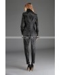 Pentagramme Black Gothic Dovetail Jacket for Women