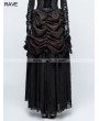 Punk Rave Black and Red Gothic Gorgeous Bubble Skirt