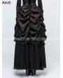 Punk Rave Black and Red Gothic Gorgeous Bubble Skirt