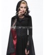 Devil Fashion Black Romantic Gothic Vampire Style Hooded Dress