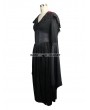 Devil Fashion Black Romantic Gothic Vampire Style Hooded Dress