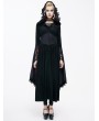 Devil Fashion Black Romantic Gothic Vampire Style Hooded Dress