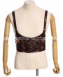 RQ-BL Coffee Steampunk Man Belt Vest
