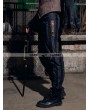 RQ-BL Coffee Industrial Stripe Steampunk Man Trousers