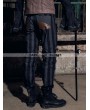 RQ-BL Coffee Industrial Stripe Steampunk Man Trousers