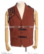 RQ-BL Brown Industrial Steampunk Man Vest