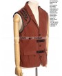 RQ-BL Brown Industrial Steampunk Man Vest