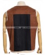 RQ-BL Brown and Black Industrial Steampunk Man Vest