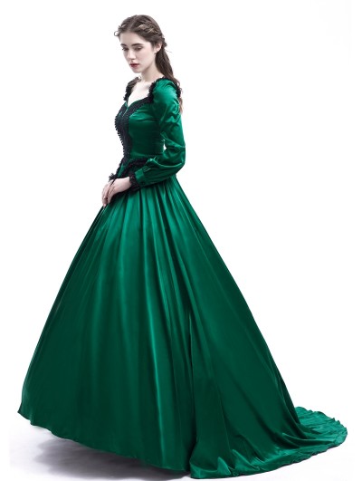 Green Masquerade Ball Gowns