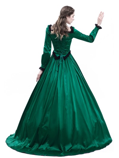 dark green prom dress with sleeves Dark Green Princess Off The Shoulder Plus Size Prom Dress PSD128 main image 1