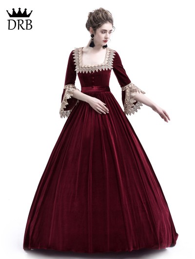 velvet victorian dress