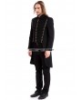 Pentagramme Black Gothic Vintage Swallow Tail Coat for Men