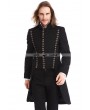 Pentagramme Black Gothic Vintage Swallow Tail Coat for Men