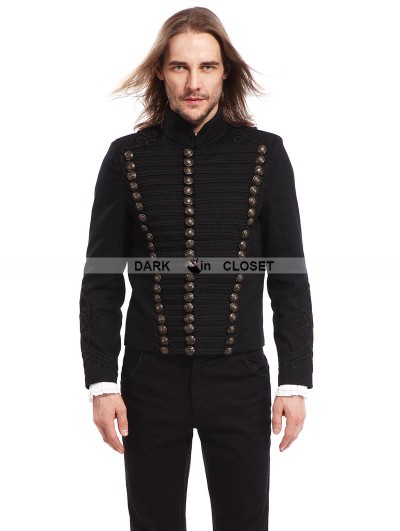 Pentagramme Black Gothic Vintage Short Jacket for Men