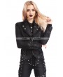 Pentagramme Black Gothic Punk Rock Short Jacket for Women