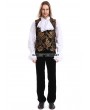 Pentagramme Gold Printing Pattern Gothic Vest for Men