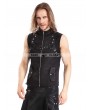 Pentagramme Black Gothic Punk Rock Waistcoat for Men