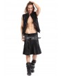 Pentagramme Black Gothic Punk Rock Waistcoat for Men