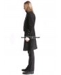 Pentagramme Black Vintage Pattern Gothic Double-Breasted Swallow Tail Jacket for Men