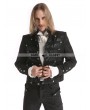 Pentagramme Black Vintage Pattern Gothic Short Jacket for Men