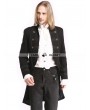 Pentagramme Black Vintage Palace Style Gothic Swallow Tail Jacket for Men