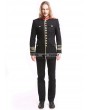 Pentagramme Black Gothic Military Uniform Jacket for Men