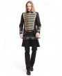 Pentagramme Black Gothic Vintage Palace Style Swallow Tail Coat for Men