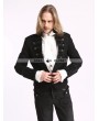 Pentagramme Black Vintage Pattern Gothic Short Jacket for Men