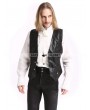 Pentagramme Black Vintage Pattern Gothic Vest for Men