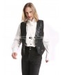 Pentagramme Black Vintage Pattern Gothic Vest for Men