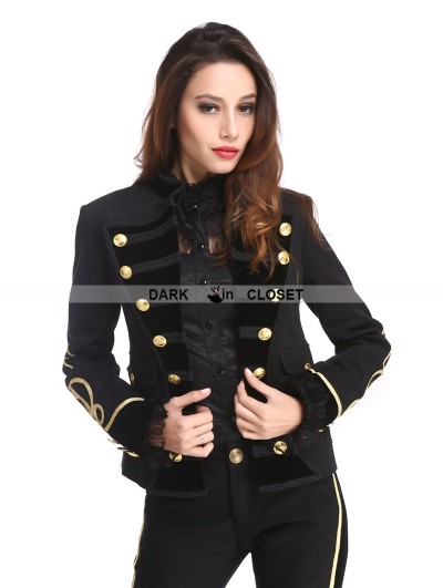 short military jacket womens