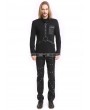 Pentagramme Black Gothic Punk High-Necked Shirt for Men