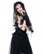Dark in Love Romantic Gothic Bride Cross Veil