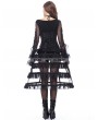 Dark in Love Black Gothic Lolita Layers Petticoat with Solf Fishbone