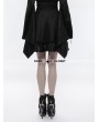 Punk Rave Black Gothic Punk High Waist Short Skirt