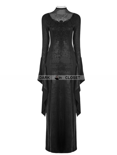 lace split dress