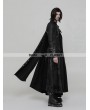 Punk Rave Black Gothic Uniform Long Cloak for Men