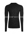 Punk Rave Black Gothic Pattern T-Shirt for Men