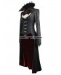 Devil Fashion Black and Red Gothic Dark Vampire Queen Style Jacket for Women
