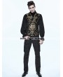 Devil Fashion Gold Gothic Vintage Double-breasted Waistcoat for Men 