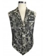 Devil Fashion Gothic Vintage Pattern Waistcoat for Men