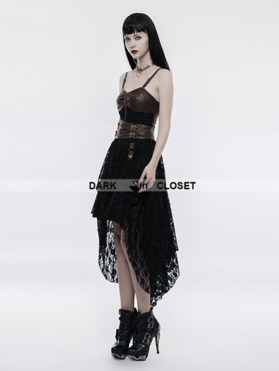 black steampunk dress Steampunk Black Wedding Dress 16 main image 1