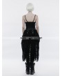 Punk Rave Black Lace High-Low Steampunk Dress